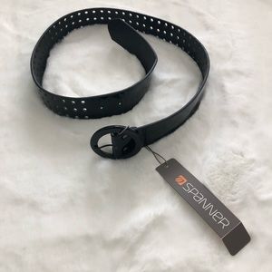 NWT Spanner patent black belt size xs-m